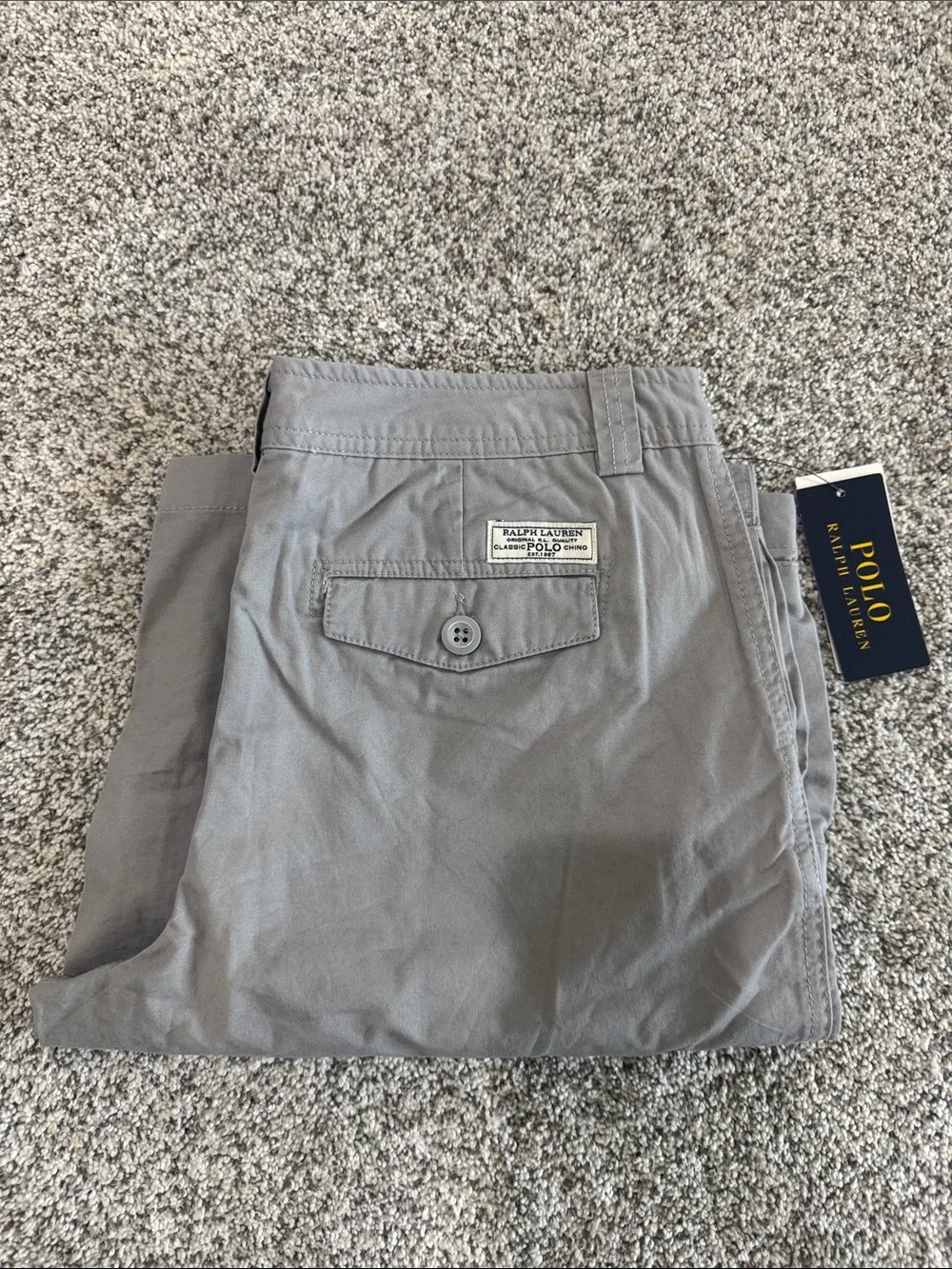 Ralph Lauren Light Gray Polo Chino Pants